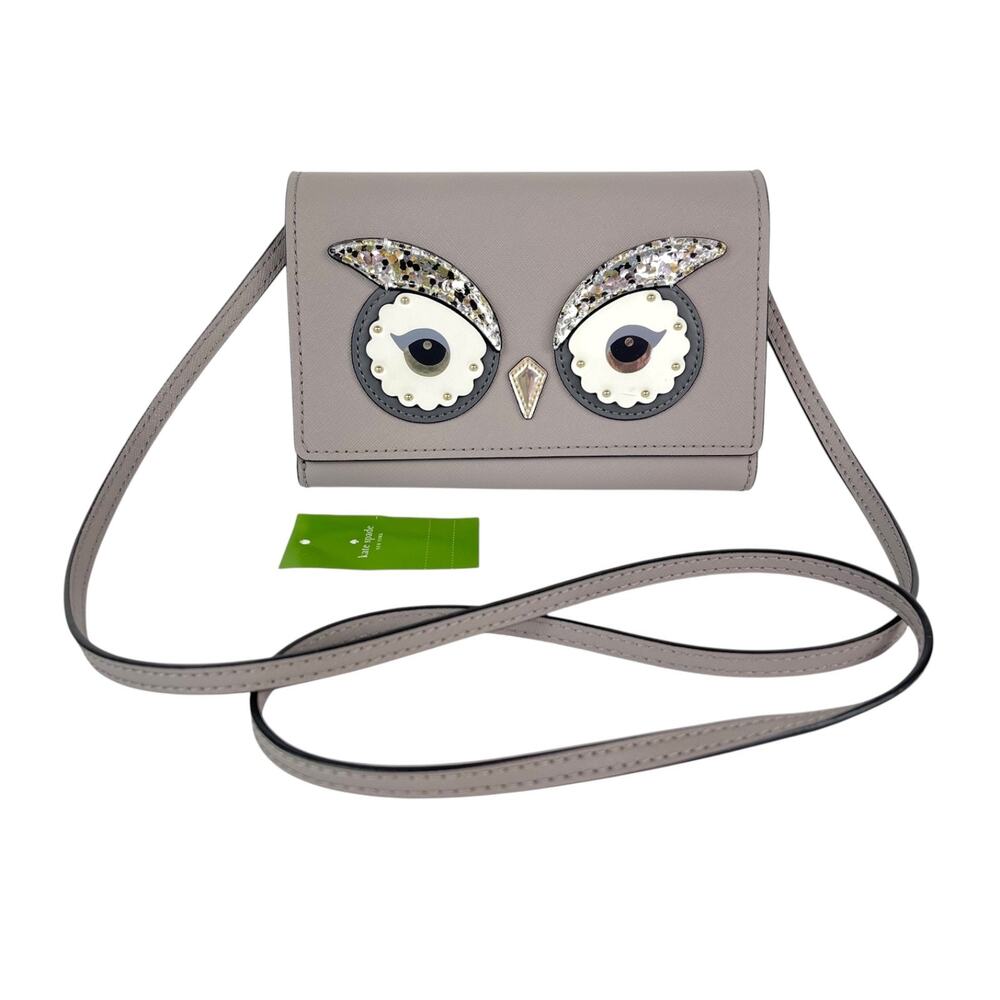Kate Spade Star Bright Owl Summer Cityscape Crossbody Bag Purse Clutch